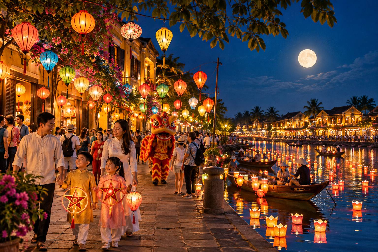 Trung Thu Hội An 2026: Kinh Nghiệm Đi Phố Cổ Tháng 9
