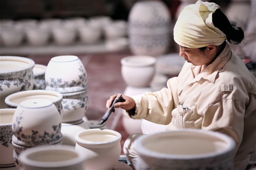 Làng gốm Bát Tràng có lịch sử lâu đời với nhiều nét đẹp văn hóa độc đáo