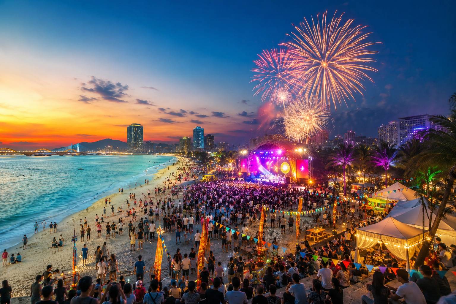 Không khí sôi động của Danang Summer Fest 2026 