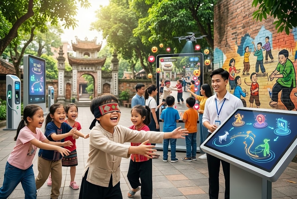 Bảo tồn các nét đẹp trò chơi văn hóa dân gian trong thời đại công nghệ số
