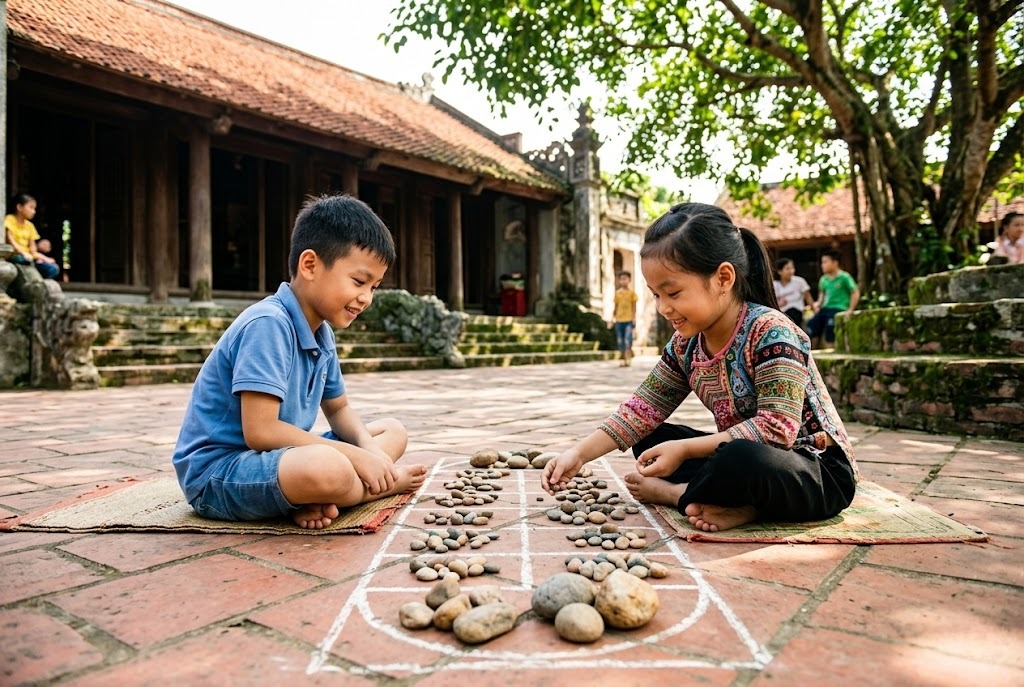 Trò chơi dân gian ô ăn quan