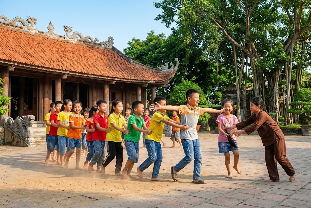 Trò chơi vận động rồng rắn lên mây