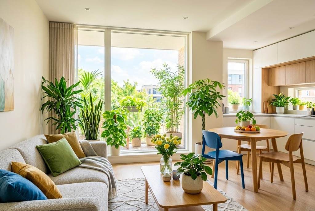 Phong thủy nhà ở hiện đại có nhiều nguyên tắc đề cao sự thông thoáng và sự hòa hợp với tự nhiên 