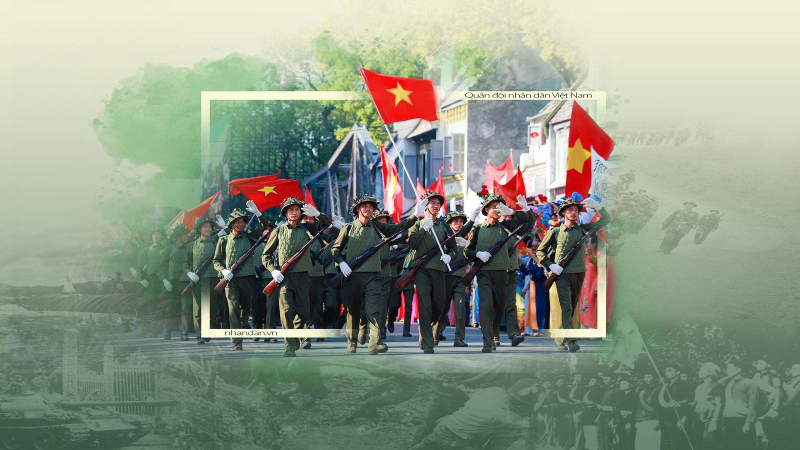 Những mốc son chói lọi trong lịch sử Quân đội Nhân dân Việt Nam (Nguồn ảnh: Internet)